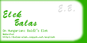 elek balas business card